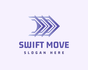 Move - Forward Shipping Logistics logo design