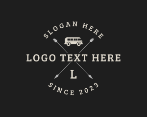 Automobile - Outdoor Campervan Trip logo design