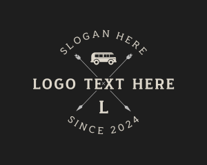 Automobile - Outdoor Campervan Trip logo design