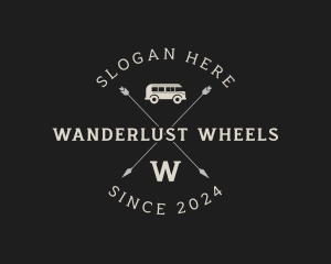 Outdoor Campervan Trip logo design