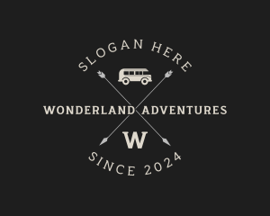 Outdoor Campervan Trip logo design