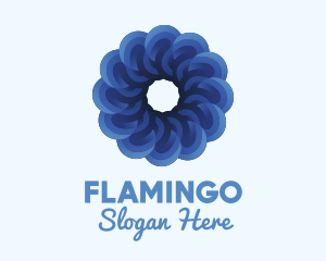 Blue Flower Garden logo design