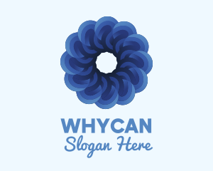 Blue Flower Garden logo design