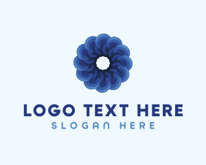 Blue Flower Garden logo design