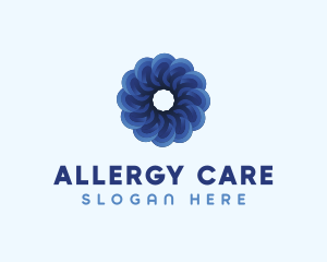 Blue Flower Garden logo design