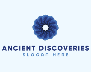 Blue Flower Garden logo design