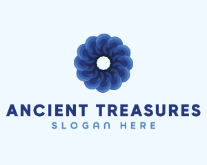 Blue Flower Garden logo design