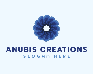 Blue Flower Garden logo design