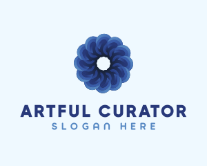 Blue Flower Garden logo design