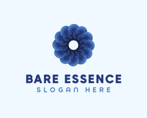 Blue Flower Garden logo design