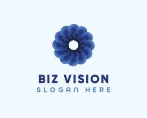 Blue Flower Garden logo design