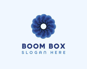 Blue Flower Garden logo design