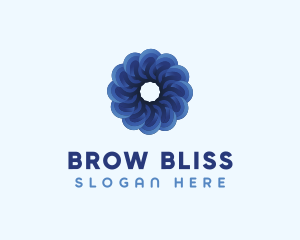 Blue Flower Garden logo design