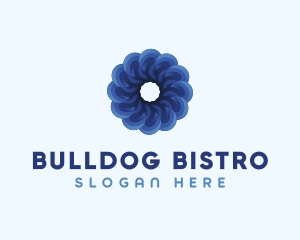 Blue Flower Garden logo design