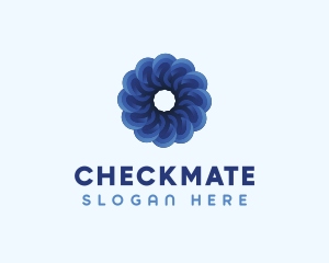 Blue Flower Garden logo design