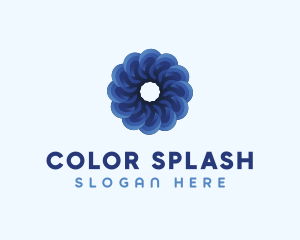 Blue Flower Garden logo design