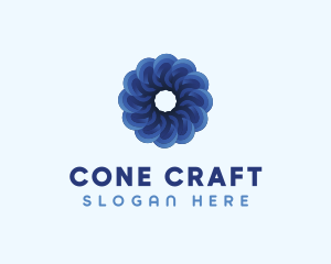 Blue Flower Garden logo design