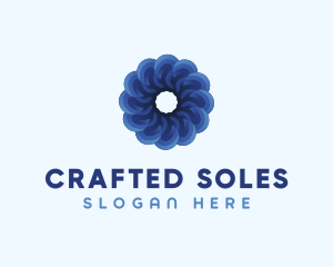 Blue Flower Garden logo design