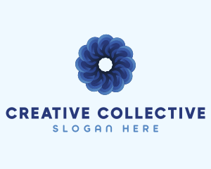 Blue Flower Garden logo design