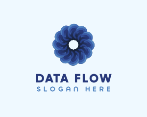 Blue Flower Garden logo design