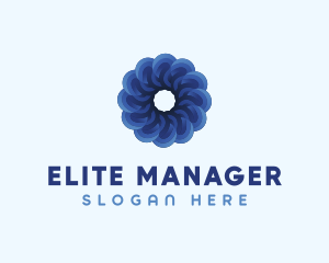 Blue Flower Garden logo design