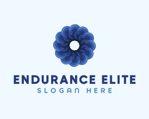 Blue Flower Garden logo design