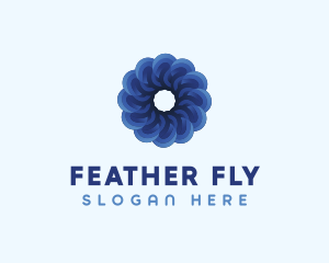 Blue Flower Garden logo design