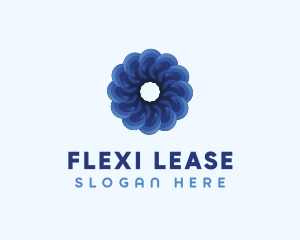 Blue Flower Garden logo design