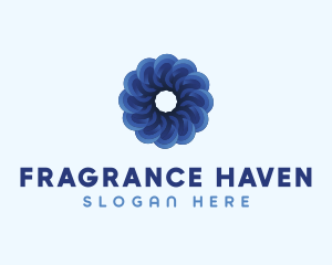 Blue Flower Garden logo design