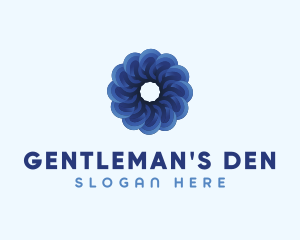 Blue Flower Garden logo design