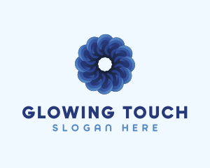 Blue Flower Garden logo design