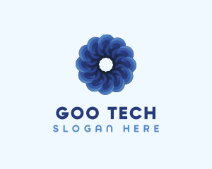 Blue Flower Garden logo design