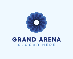 Blue Flower Garden logo design