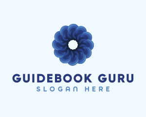 Blue Flower Garden logo design