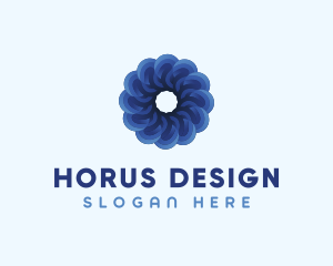 Blue Flower Garden logo design