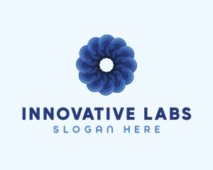 Blue Flower Garden logo design