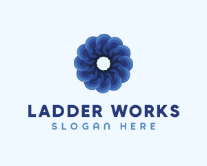 Blue Flower Garden logo design