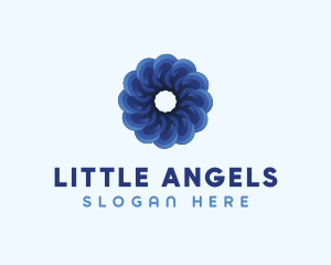 Blue Flower Garden logo design