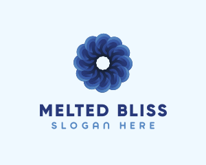 Blue Flower Garden logo design