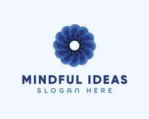 Blue Flower Garden logo design