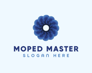 Blue Flower Garden logo design