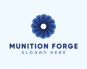 Blue Flower Garden logo design