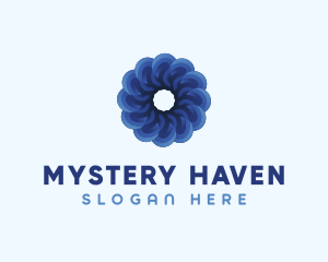 Blue Flower Garden logo design