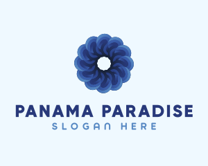 Blue Flower Garden logo design