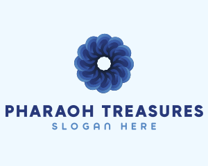 Blue Flower Garden logo design