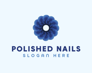 Blue Flower Garden logo design