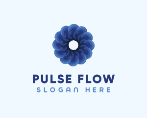 Blue Flower Garden logo design