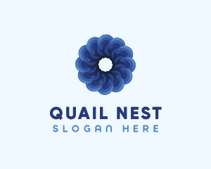 Blue Flower Garden logo design