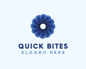 Blue Flower Garden logo design