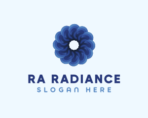 Blue Flower Garden logo design